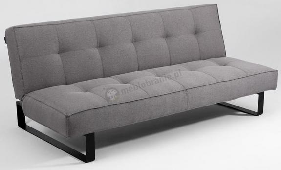 Szara sofa Sleek pikowana nowoczesna 179 cm