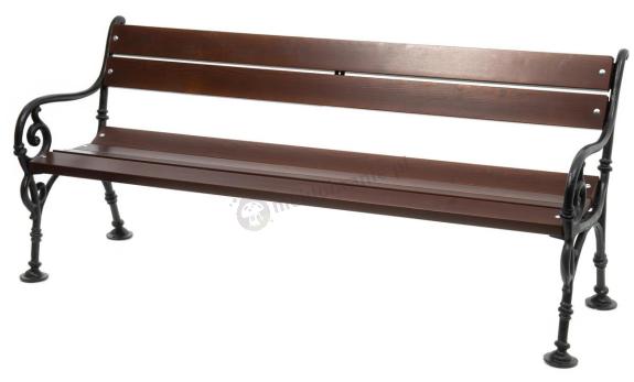 Ławka żeliwna Wiedeńska VIP 150cm