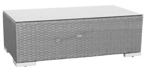 Stolik kawowy technorattan Nilamito 90x50 Grey