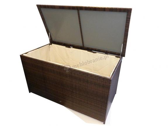 Skrzynia ogrodowa technorattan NILAMITO 160 Brown