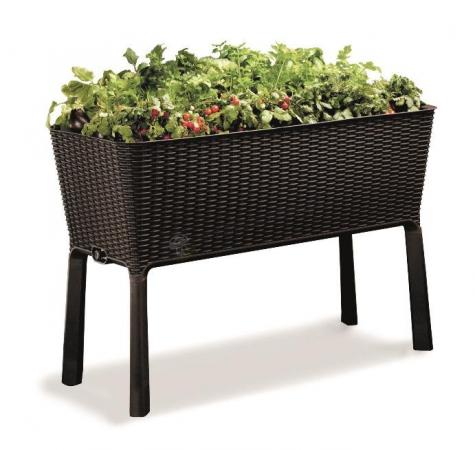 Donica Easy Grow Rattan Keter brązowa