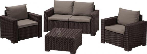 Meble ogrodowe California 2 Seater - Brąz