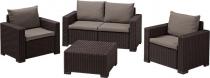 Meble ogrodowe California 2 Seater - Brąz