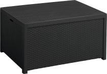 Arica Rattan Table stolik ogrodowy ze skrzynią grafitowy