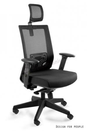 Ergonomiczny fotel biurowy obrotowy NEZ z siatką