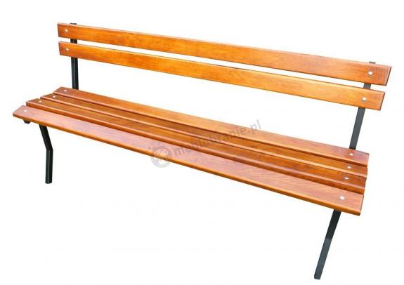 Ławka stalowo-drewniana 150cm