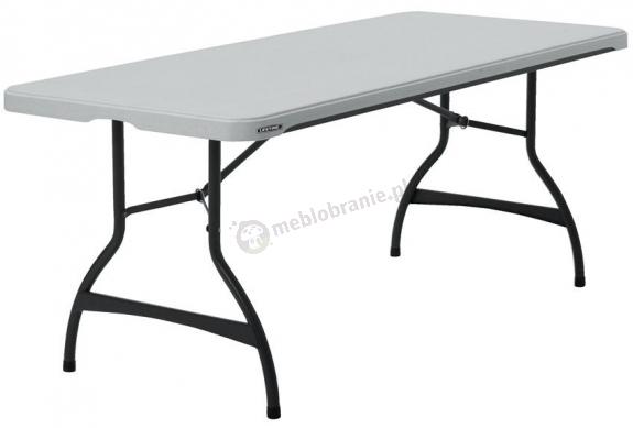 Cateringowy stół do sztaplowania 183 cm biały granit