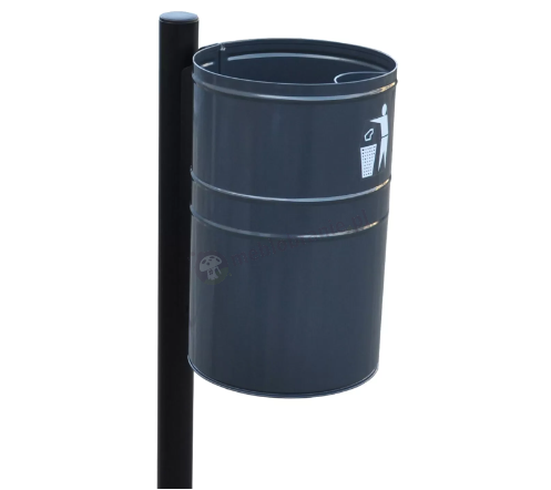 Uliczny kosz na śmieci metalowy KB 1