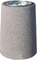 Kosz na śmieci betonowy z metalowym wkładem B3X