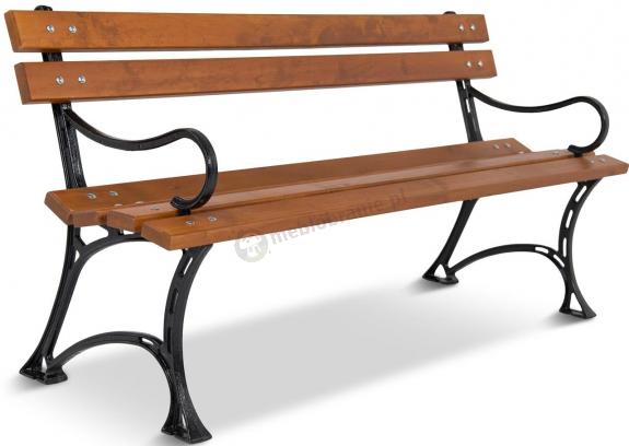 Ławka ogrodowa z podłokietnikami 180cm