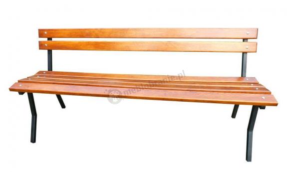 Ławka stalowo-drewniana 180cm