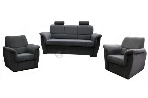 Sofa rozkładana z funkcją spania Diana + 2 fotele - Kinas Meble