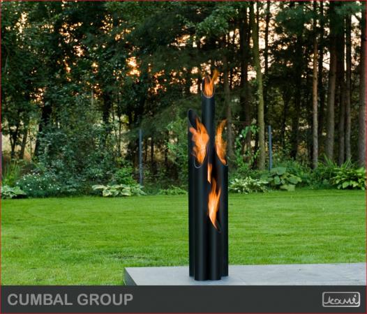 Biokominek zewnętrzny Kami - biolampa Cumbal Group