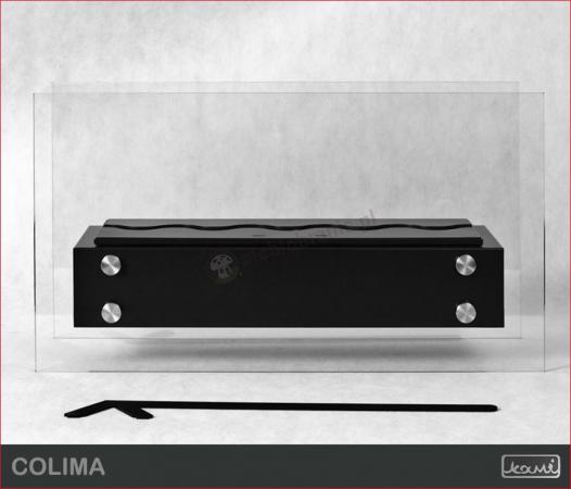 Biokominek wolnostojący Kami - Colima czarny