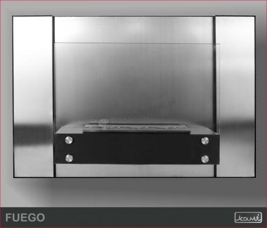 Biokominek ścienny Kami - Fuego Inox Satin