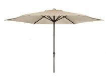 Parasol Basic Lift II 350 przeciwsłoneczny do ogrodu kawowy