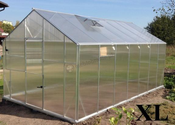 Szklarnia ogrodowa poliwęglan Gampre XL-12 2,9x4,3x2,25 m (12,5m2)