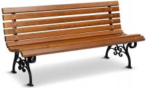 Ławka Klasyczna z drewnianym oparciem 11 desek 180cm