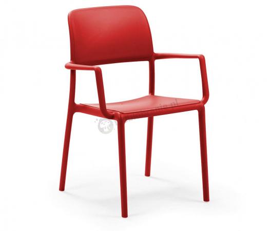 Nardi Riva krzesło balkonowe plastikowe Rosso