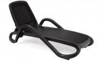 Nardi Alfa lekki leżak plażowy Antracite/Antracite