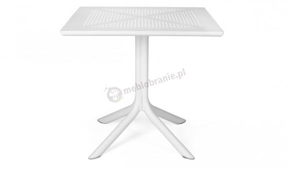 Nardi Clip stolik kwadratowy Bianco