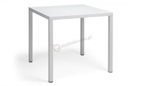 Nardi Cube stół kwadratowy 80x80 Bianco