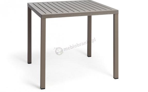 Nardi Cube stół kwadratowy 80x80 Tortora