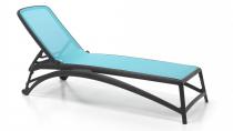 Nardi Atlantico leżak plażowy z kółkami Antracite/Celeste