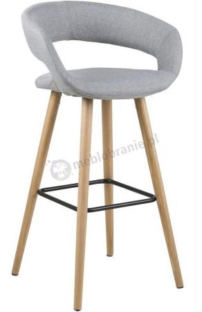 Actona Grace design skandynawski jasnoszary hoker
