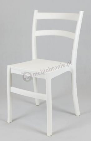 Krzesło Retro białe KR032 polipropylenowe