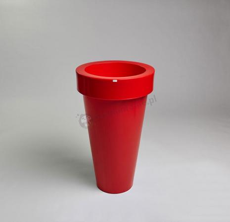 Donica tarasowa duża Pons - 75cm - rubinowa czerwień