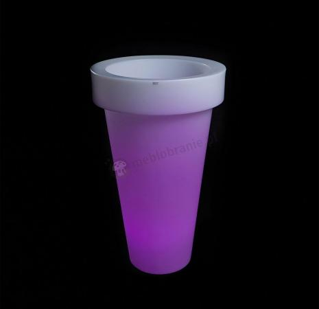 Donica Pons podświetlana pilotem - 90cm - LED RGB