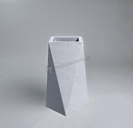 Designerska donica tarasowa Nevis - 75cm - jasny marmurek
