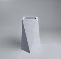 Designerska donica tarasowa Nevis - 75cm - jasny marmurek