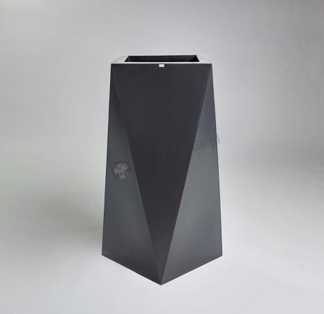 Donica plastikowa duża Nevis - 90cm - stylowy antracyt