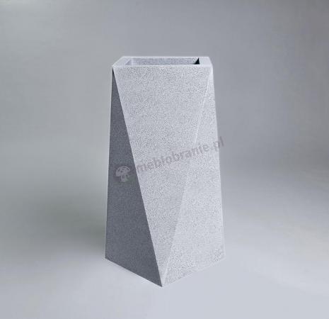 Zewnętrzna donica Nevis - 90cm - jasny marmurek