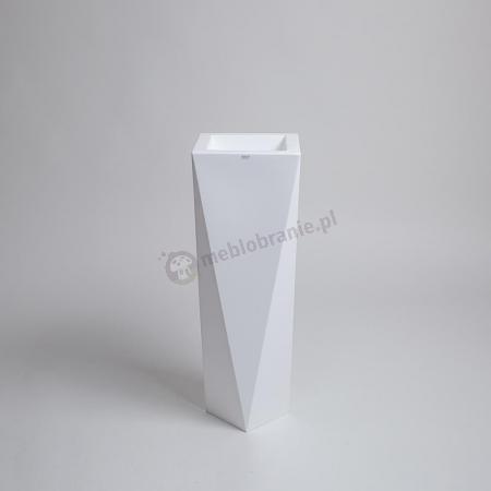 Donica Rossa - 75cm - krystaliczna biel