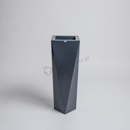 Donica Rossa - 75cm - stylowy antracyt