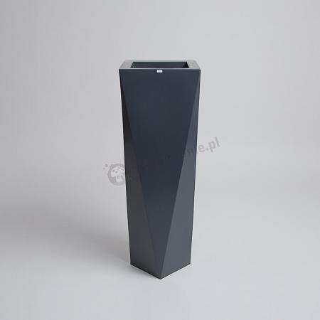 Donica Rossa - 90cm - stylowy antracyt