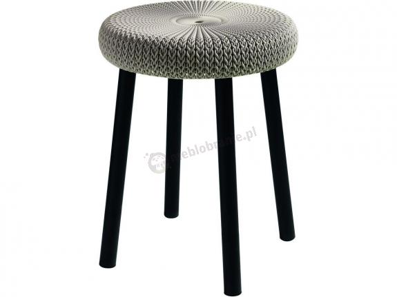 Taboret kuchenny z tworzywa Keter Cozy Stool piaskowy