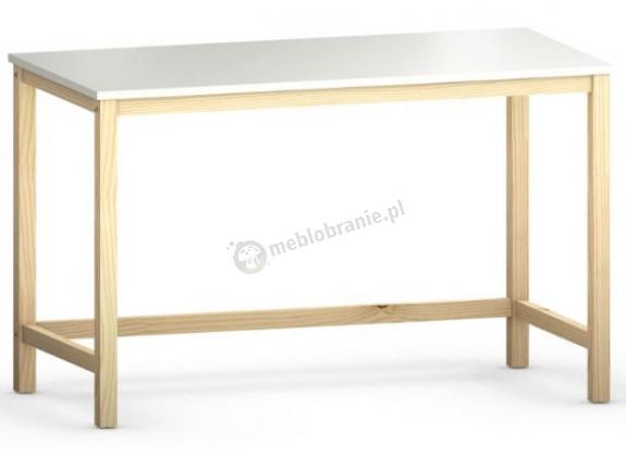 Biurko minimalistyczne białe skandynawskie Des-3 138 cm