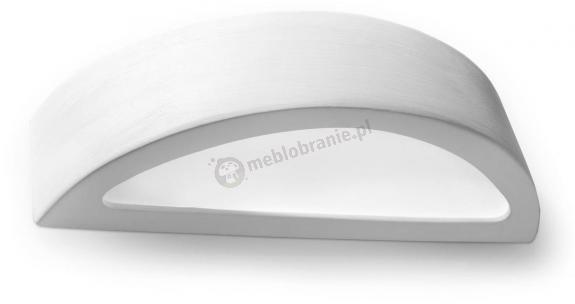 Biały kinkiet ceramiczny do sypialni Atena SL.0001
