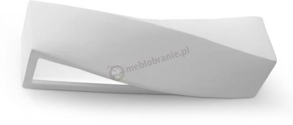 Nowoczesny kinkiet ceramiczny biały Sigma SL.0003