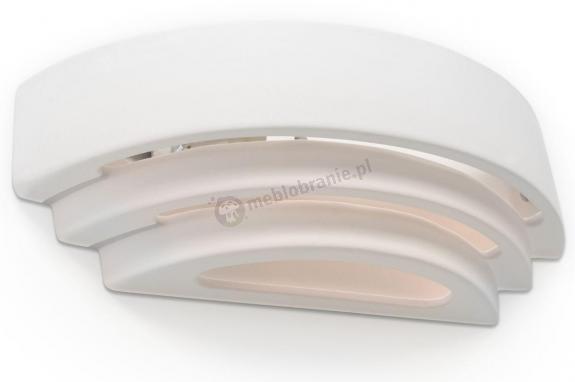 Designerski kinkiet ceramiczny biały Trisol SL.0033