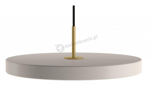 Lampa wisząca pojedyncza Asteria Pearl perłowa biel