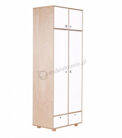 Szafa 2-drzwiowa 215x80 biała