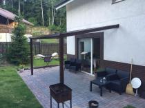 Daszek nad tarasem z poliwęglanu Regium 4x4