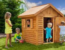 Drewniany domek ogrodowy dla dzieci Fungoo MyPlace