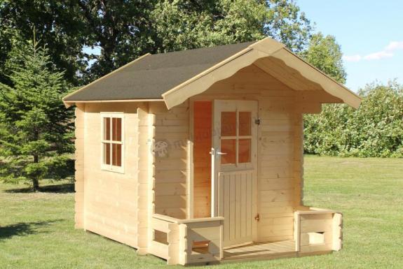 Domek drewniany dla dzieci do ogrodu Iza (2,4 m2)