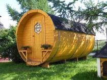 Domek na działkę ogrodową BECZKA SYPIALNIANA